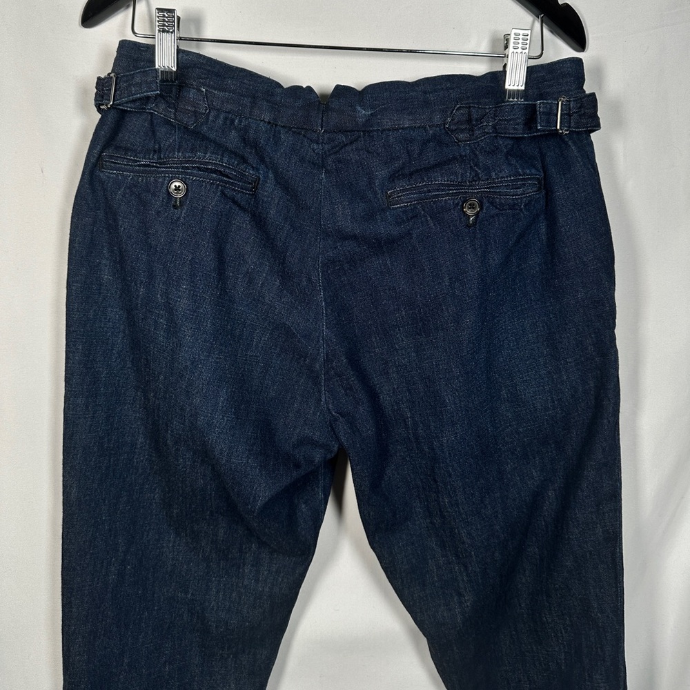 Polo Ralph Lauren Navy Heritage Inspired Pants adjustable tabs 36x30 - Picture 15 of 15